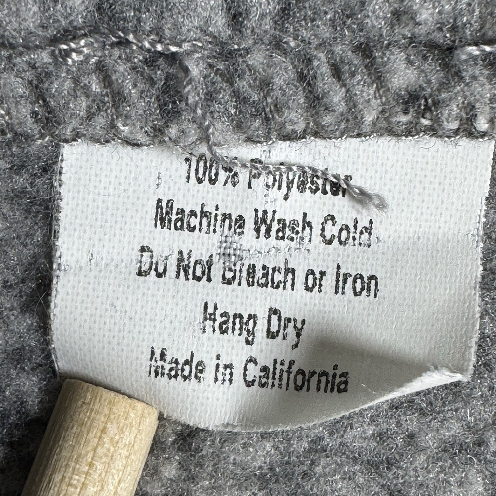 Taylor Stitch Big Sur Shirt Jacket Mens 42 Heather Gray Polartec Fleece Snap USA - Picture 10 of 13